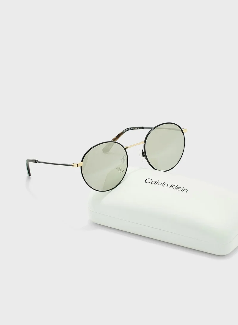 CALVIN KLEIN Aviator Sunglasses