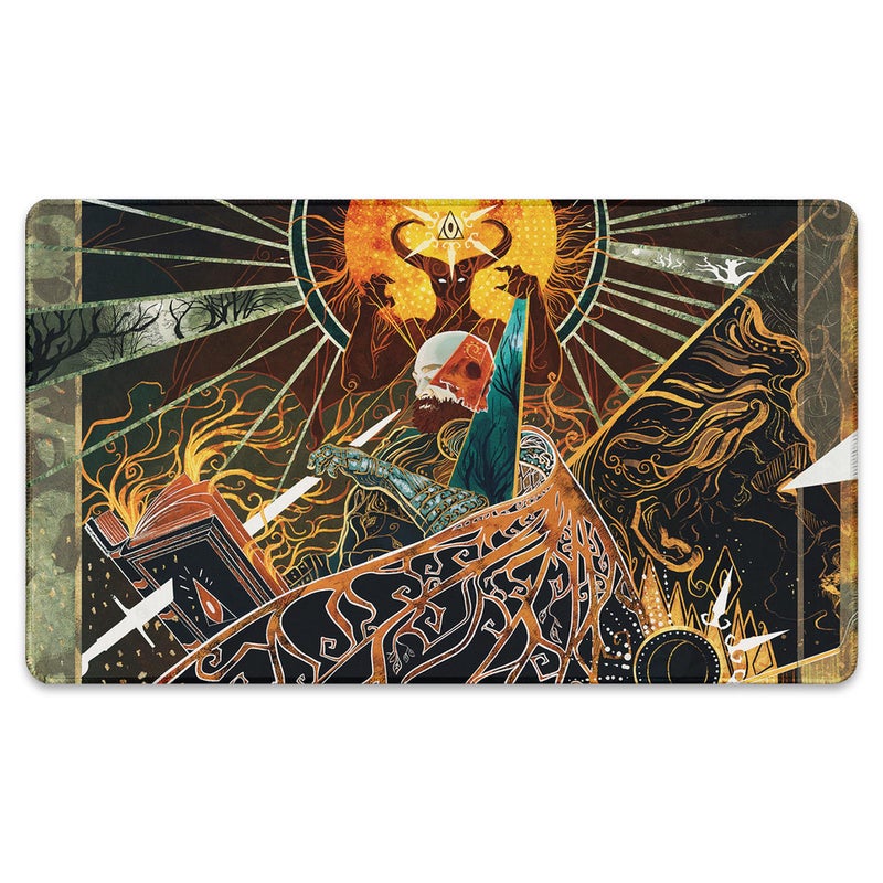 Paramint Demonic Tutor (Stitched) - MTG Playmat by Anato Finnstark - Compatible with Magic The Gathering Playmat - Play MTG, YuGiOh, TCG - Original Play Mat Art Designs & Accessories - Image 2