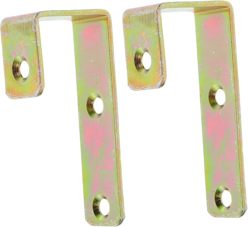 Gold Heavy Duty Ladder Hooks for Bunk Beds 2 Pack Mounting Brackets with Screws Easy Installation Space Saving - Image 2