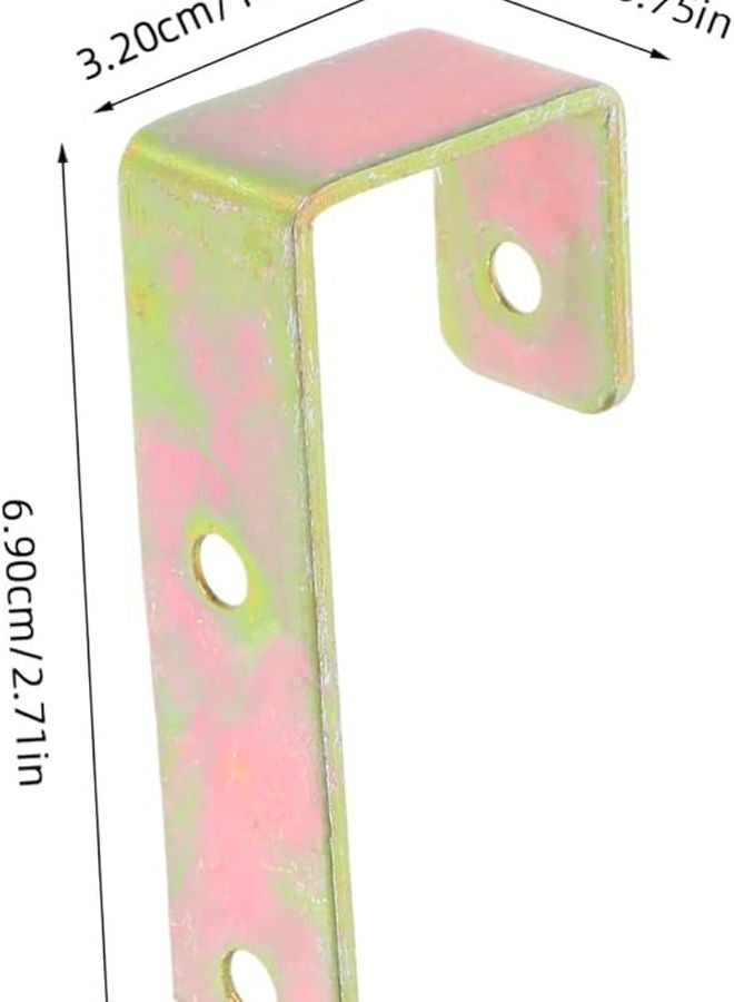 Gold Heavy Duty Ladder Hooks for Bunk Beds 2 Pack Mounting Brackets with Screws Easy Installation Space Saving - Image 3