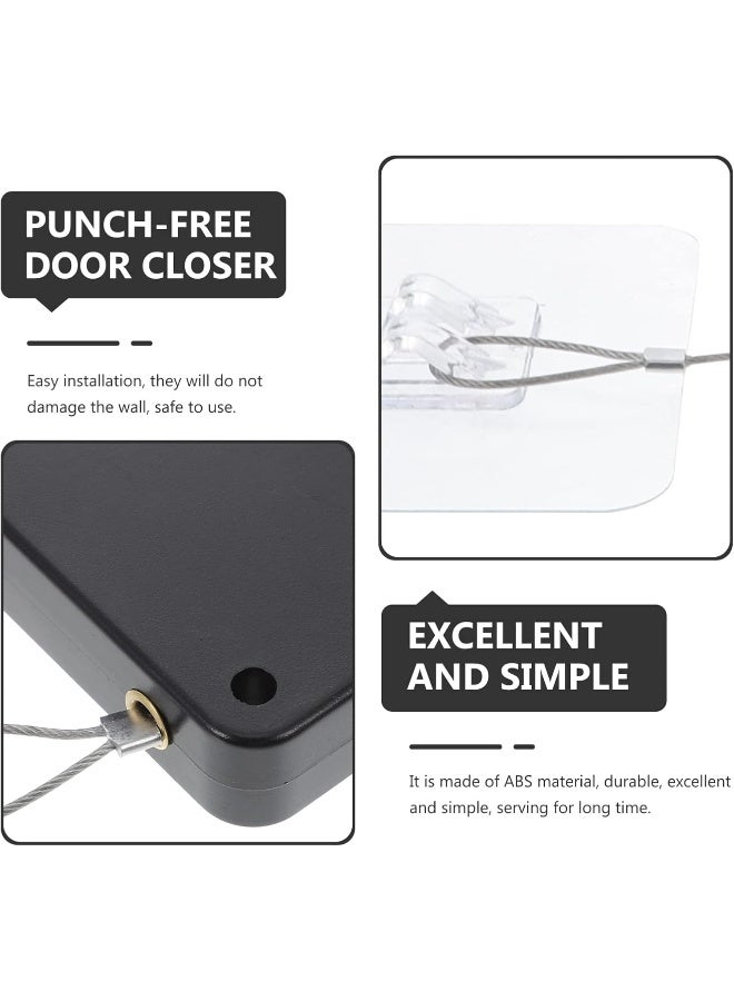 Generic Punch-Free Automatic Sensor Door Closer Drawstring Auto Door Closer Residential Commercial Auto Door Closer for Sliding Doors  - Image 3