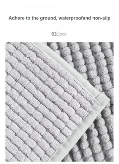 Soft Microfiber Bath Mat, Quick-Dry, Absorbent Chenille with Rubber Backing, Machine Washable Bathroom Mat - pzsku/Z762A7F14AA5F23C73025Z/45/_/1729151708/c59467fa-6556-4b05-8c10-bcedec70a2dc