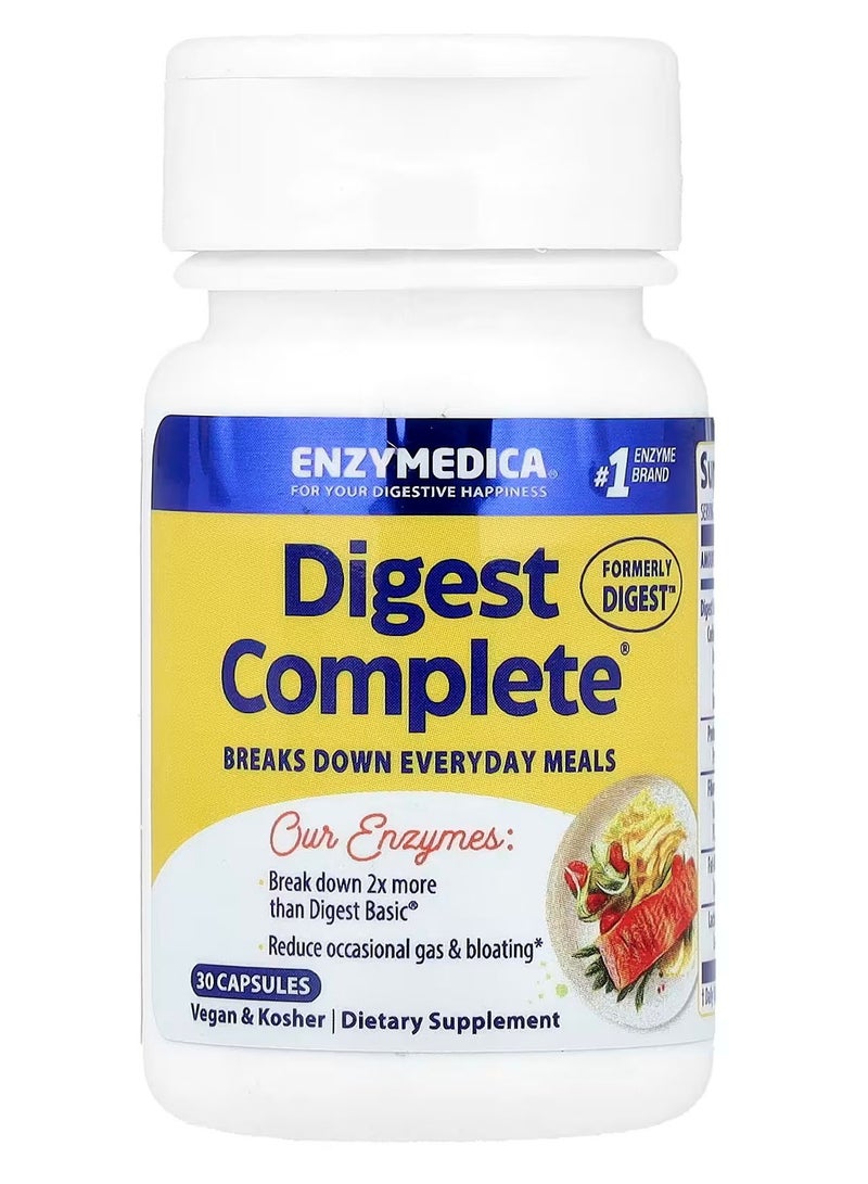 إنزيميديكا دايجيست ٣٠ كبسوله تركيبه كامله من انزيم للهضم - Image 1