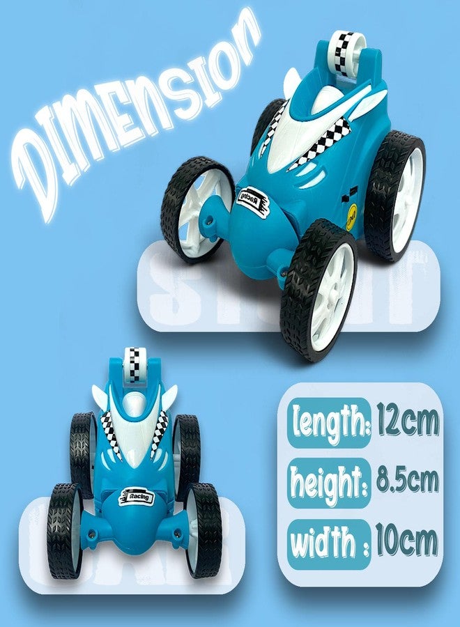 SMART BOY 360° Rechargeable Stunt Car - High-Speed Spinning Action, Extreme Stunts, USB Charging - RC Toy for Kids High-Speed,” “Extreme Stunts” (368 - Blue) - Image 3