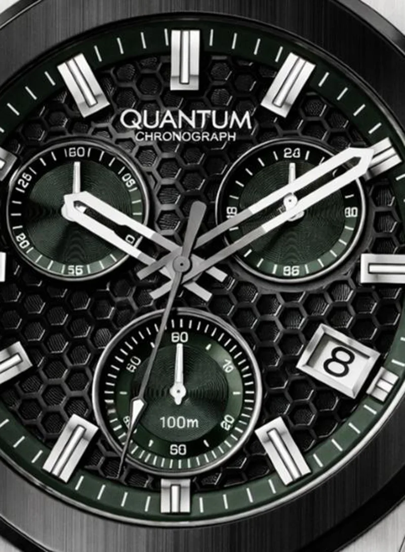 كوانتوم Men's Silicone Analog Watch HNG1230.355 - 44 mm
