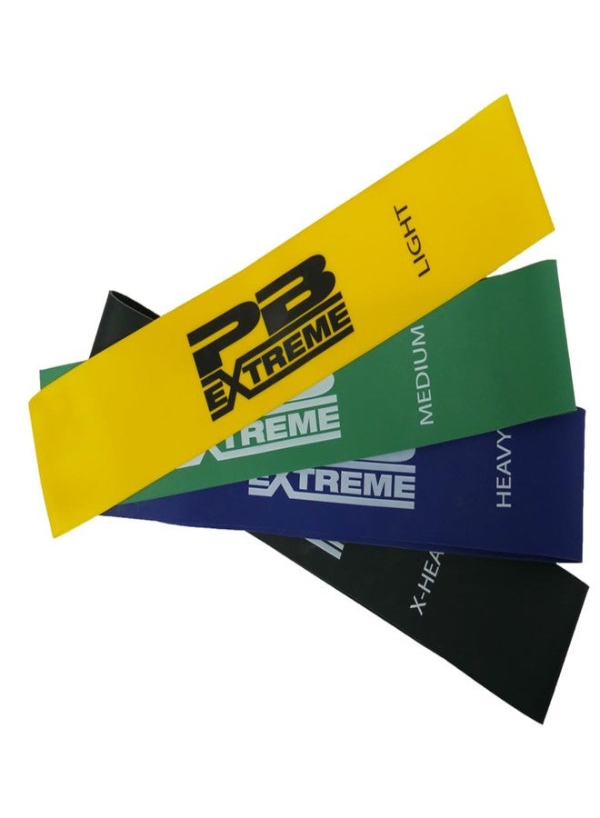 Perform Better Extreme Mini Band Resistance Loop Exercise Bands Set of 4-9" by 2" - Image 1