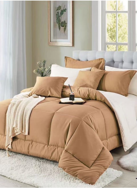 Quilt, Sanded Quilt, Plain Color, Single 5 Piece Set Double 8 Piece Set, Machine washable