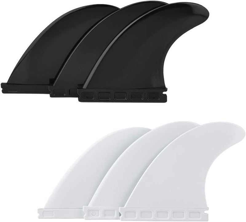 cheekyglo Fibreglass Surfboard Fins, Fin Thruster Set Nylon Plastic Surfboard Fins FCS or Future Fins Surfboard G5 - Image 4