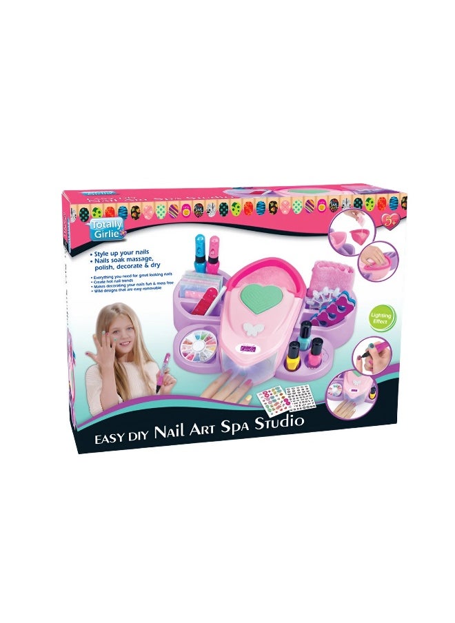 Totally Girlie - Totally Girlie Easy DIY Nail Art Spa Studio Set - Image 1