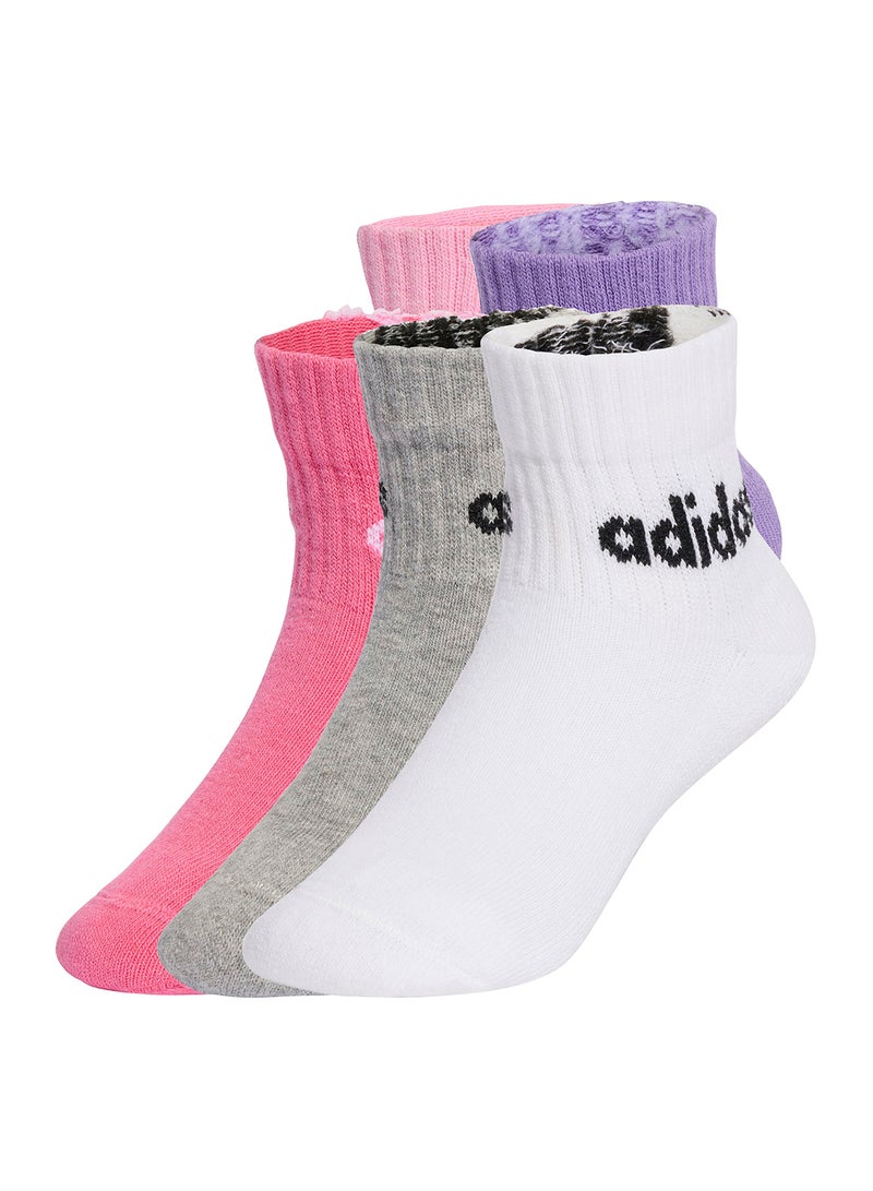 Adidas Linear Ankle Socks 5 Pairs Kids - Image 1