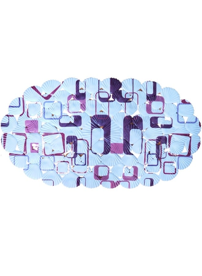 FALMER Seashell Bathroom Mat Non-Slip Stylish Design 68*38Cm - Image 4