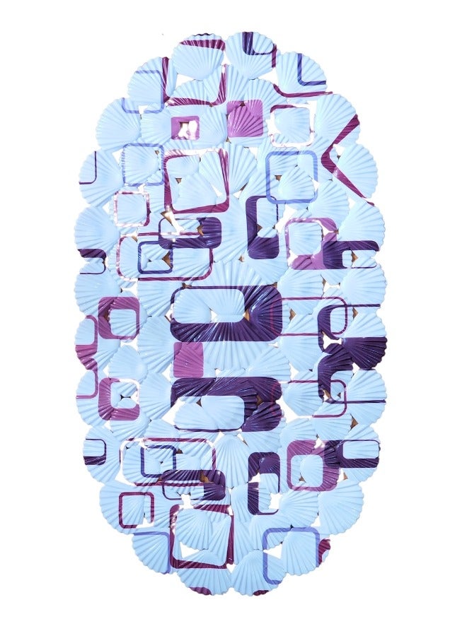 FALMER Seashell Bathroom Mat Non-Slip Stylish Design 68*38Cm - Image 3