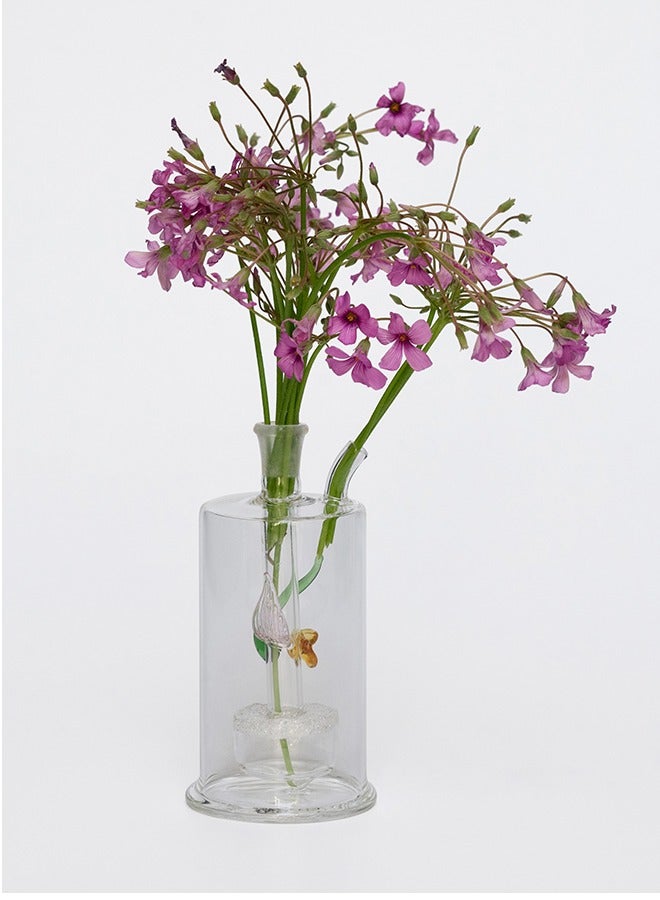 Glass Home Decorative Heat Resistant Oil Lamp Vase 