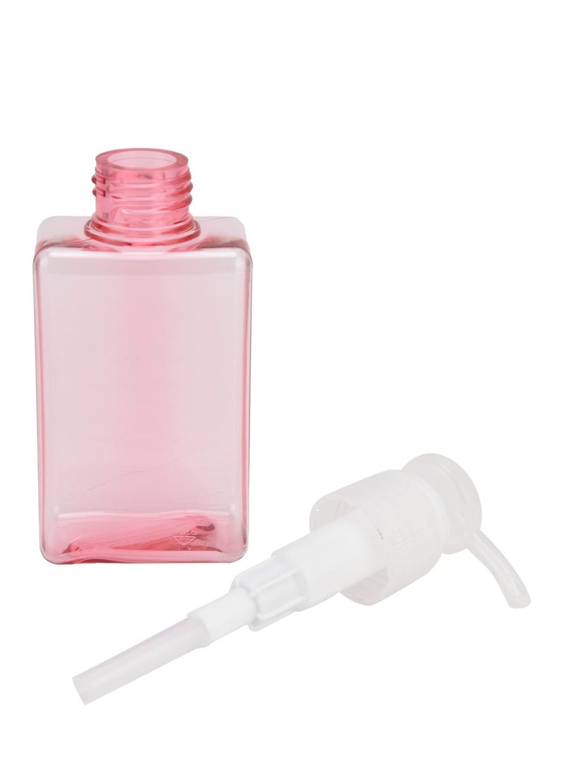 100 ML Refillable Pump Bottles Set of 3 Portable Travel Containers for Shampoo Lotion Shower Gel and Hand Soap - Image 2
