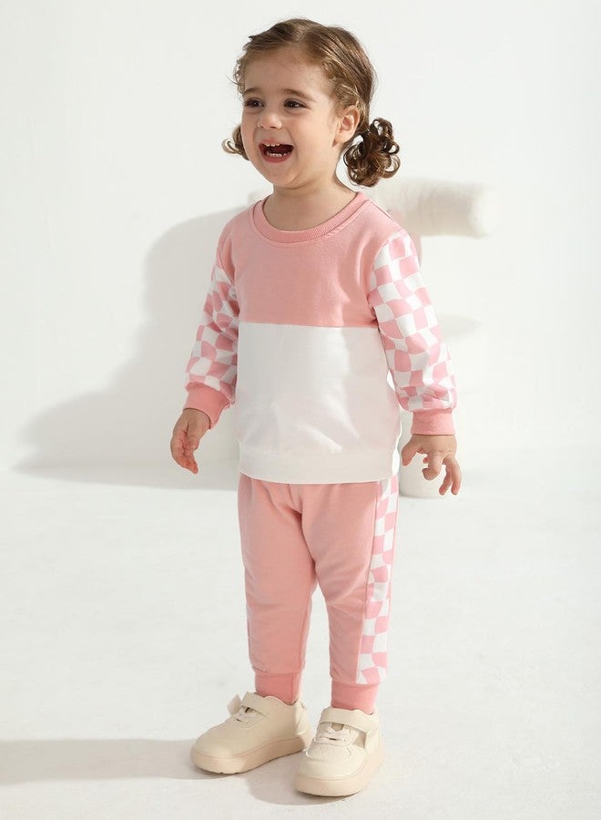 URMAGIC Toddler Baby Girl Clothes Fall Outfits Long Sleeve Sweatshirt Tops Pants Set for Girls 6 9 12 18 24 Months 2T 3T 4T - Image 2