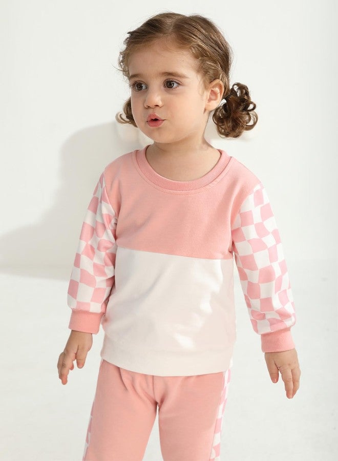 URMAGIC Toddler Baby Girl Clothes Fall Outfits Long Sleeve Sweatshirt Tops Pants Set for Girls 6 9 12 18 24 Months 2T 3T 4T - Image 5