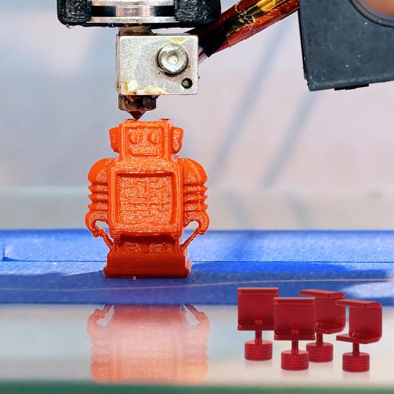 4 Pcs Adjustable Printer Bed Clips Heat Bed Glass Clips Secure Grip Easy Installation - Image 5