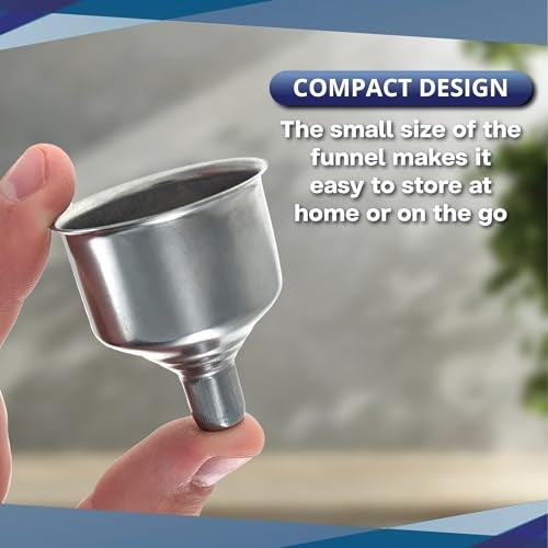 SE قمع من الفولاذ المقاوم للصدأ SE للزجاجات والزجاجات الصغيرة، قمع مشروبات فولاذي صغير لملء زجاجة المشروبات، لنقل الزيت، العصير، الحليب - HQ93 - Image 5