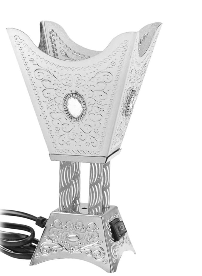 مبخره كبيره رباعيه فص  WF012-2 - فضي - Image 2