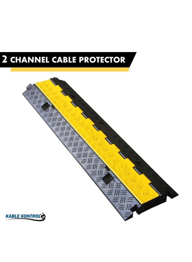 Kable Kontrol Heavy Duty Rubber Cable Protector (2CHANNEL) - Image 2