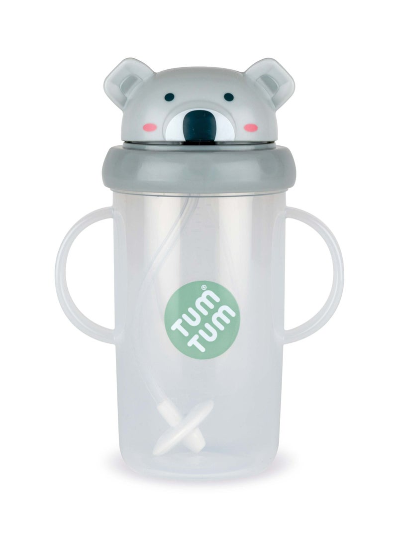 TUM TUM Tippy Up Free Flow Sippy Cup (No Valve), Sippy Cup for Toddlers, BPA Free (Kev Koala 300ml) - Image 1