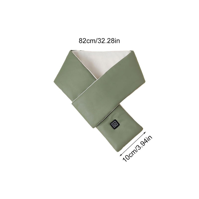 Electric Heated Scarf 3 Temperature Neck Warmer for Men Women Cold Weather Outdoor Indoor - Image 3