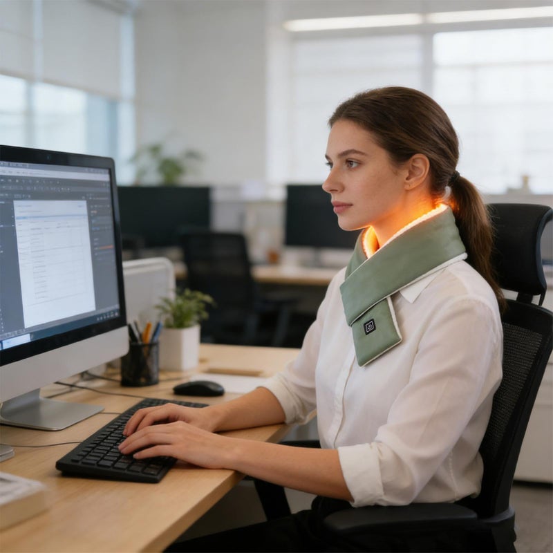 Electric Heated Scarf 3 Temperature Neck Warmer for Men Women Cold Weather Outdoor Indoor - Image 5