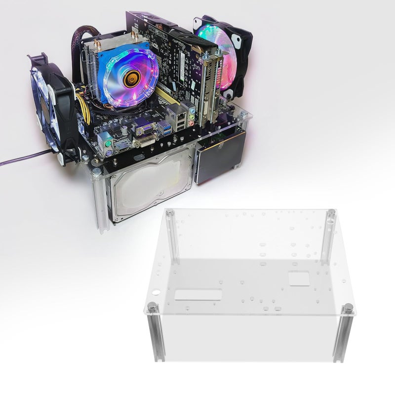 قوس هيكل مفتوح للتركيب الذاتي بقاعدة مستقرة للوحات الأم Mini ITX وMicro ATX - Image 5