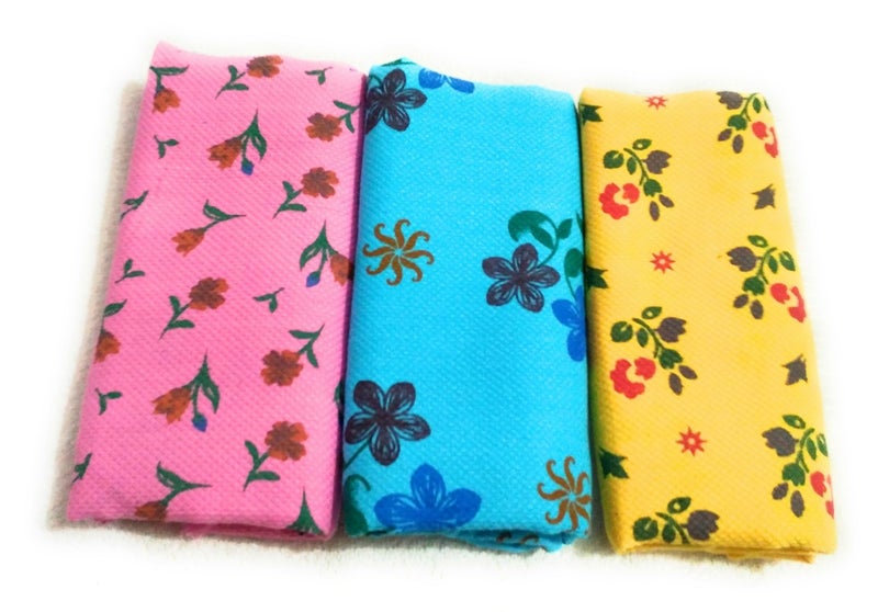 Cotton Colors Cotton Colors Cotton 200 GSM Bath Towel (Pack of 3, Multicolor)_dc55  - Image 2