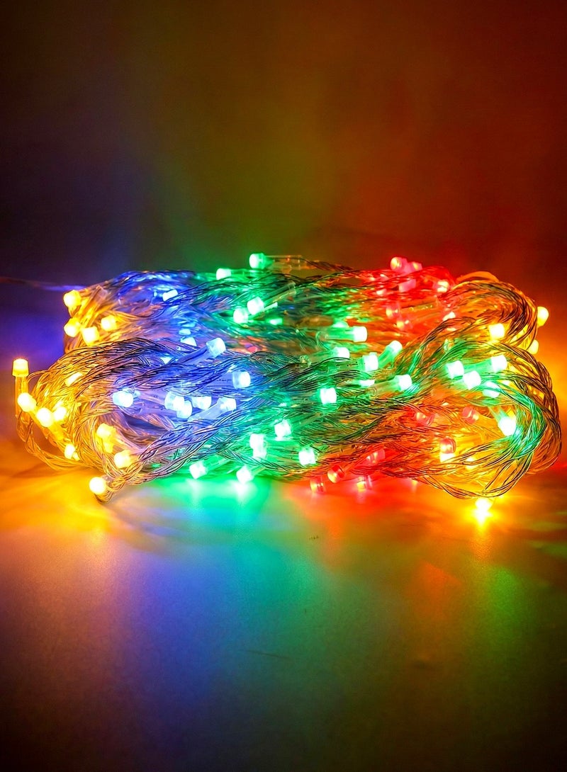 ZAYO LED Curtain Lights, Decorative Fairy Curtain Lights for Window, Wedding, Party, Festival Decoration, Indoor Hanging String Lights, Ambient Lighting  Multicolour 3 X 2 Meter - Image 2