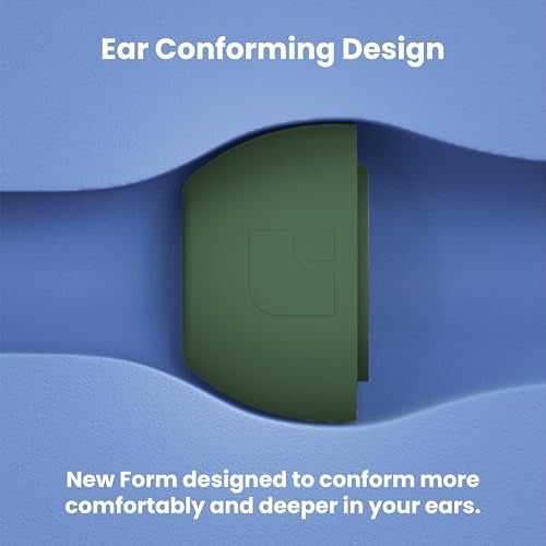 AutoLine Pro Foam Masters Ultra-Premium Memory Foam Ear Tips for AirPods Pro 3rd Gen (2025) | 3 Pairs | New Ver. | Secure Fit | Super Comfort | Better Noise Cancel | Replacement Buds (Assorted S/M/L, Forest Green) - Image 5