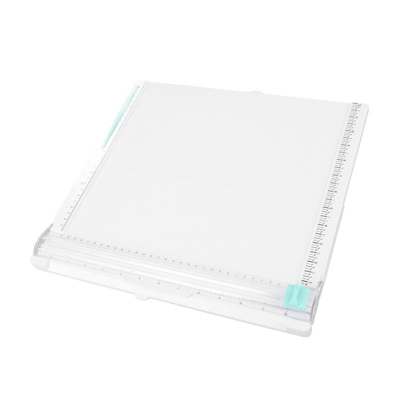 Paper Trimmer Scoring Board 36x34cm Craft Paper Cutter and Folding Scorer for Scrapbooking Envelope Making - Image 1