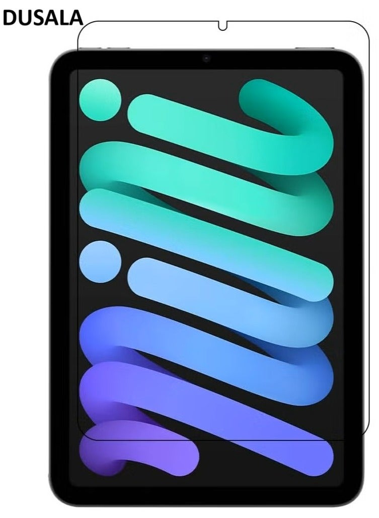 دوسالا حامي شاشة متوافق مع آيباد ميني 7 (موديل A17 برو، 2024، الجيل السابع) / ميني 6 (موديل 2021، الجيل السادس)، بحجم 8.3 إنش، فيلم زجاجي مقسى - Image 1