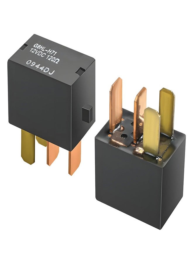 KVAEY 2 PCS Car AC Relay, G8HL-H71 4 Pin Multiple Use Power Relay Assembly Fan Relay, Automotive Starter Relay Compatible with Accord, Element, Civic, CR-Z, CR-V, Car Accessories - Image 1