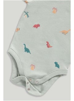 mothercare 2 Pack My First Dinosaur Bodysuits  - Image 3