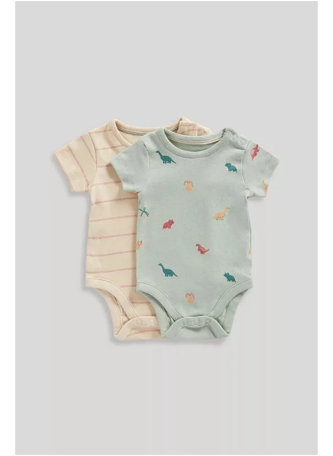 مذركير 2 Pack My First Dinosaur Bodysuits