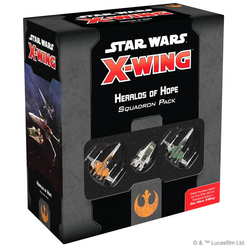 Atomic Mass Games Star Wars XWing 2nd Edition Miniatures Game Heralds of Hope SQUADRON PACK Strategy Game for Kids Adults Ages 14 2 Players 3045 Minute Playtime Made by Atomic Mass Games - Image 4