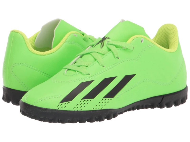 adidas Unisex X Speedportal.4 Turf Soccer Shoe, Solar Green/Solar Red/Solar Yellow, 13.5 US Men - Image 2