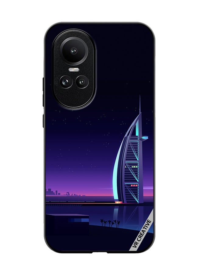 VR CREATIVE Protective Case Cover For Oppo Reno 10 Burj Al Arab Design Multicolour - Image 1