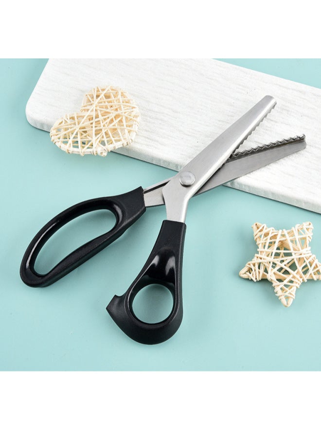 Seam-free Tailoring Scissors Tailor-made Diy Hand-made Toothcloth Scissors Stainless Steel Scissors For Industrial Use-Specification: Tailoring Scissors 3mm - Image 3