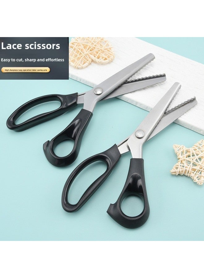 Seam-free Tailoring Scissors Tailor-made Diy Hand-made Toothcloth Scissors Stainless Steel Scissors For Industrial Use-Specification: Tailoring Scissors 3mm - Image 2