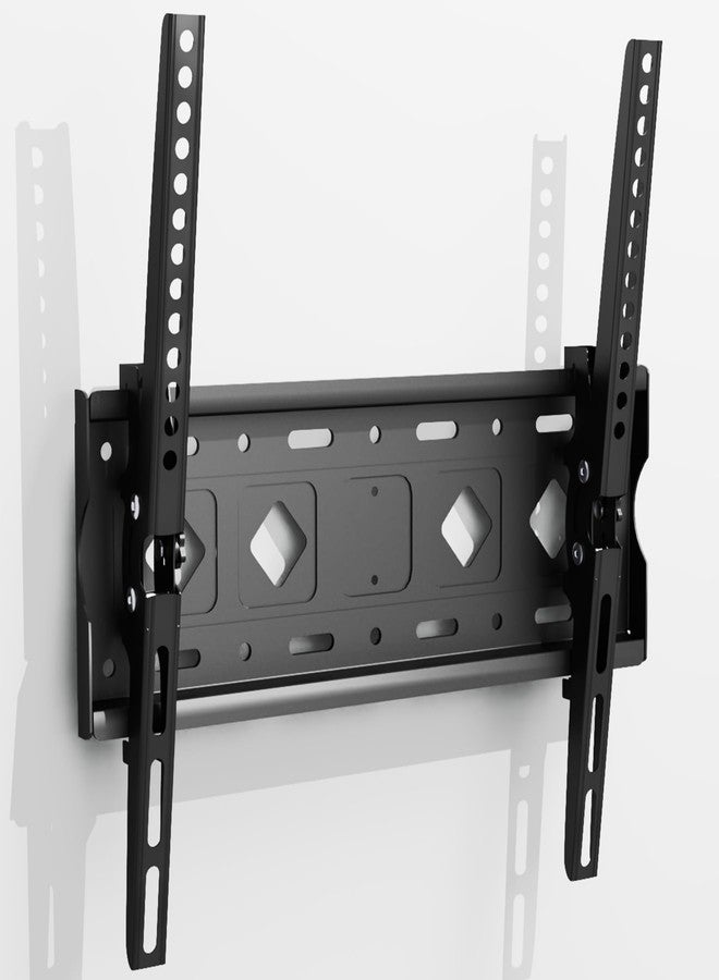 Demiwise Universal Tilting TV Wall Mount for 26-65 inch LED LCD PDP Screen TV, Supports Up to 132 lbs and VESA 400x400mm, Adjustable Tilt, Space-Saving Low Profile Design - Image 1
