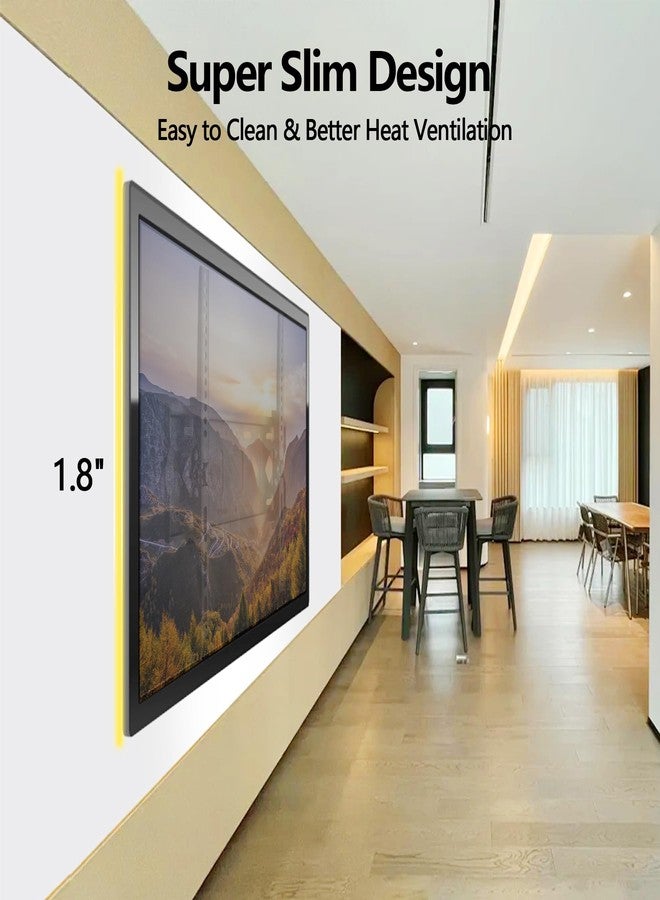 Demiwise Universal Tilting TV Wall Mount for 26-65 inch LED LCD PDP Screen TV, Supports Up to 132 lbs and VESA 400x400mm, Adjustable Tilt, Space-Saving Low Profile Design - Image 5