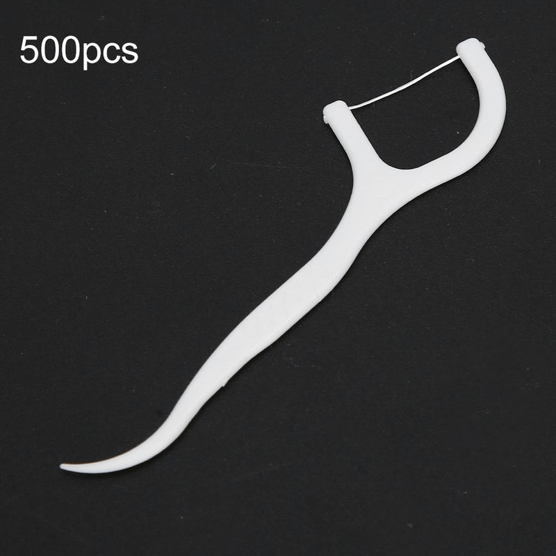500pcs Disposable Dental Floss Stick Teeth Stain Removal Floss Oral Care Tool - Image 3