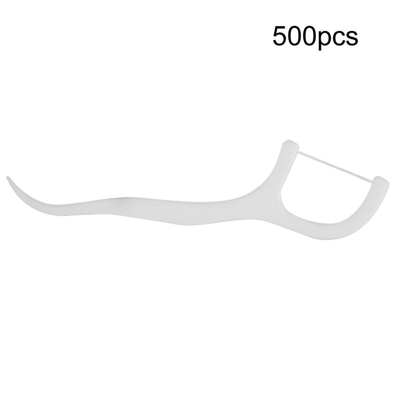 500pcs Disposable Dental Floss Stick Teeth Stain Removal Floss Oral Care Tool - Image 2