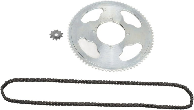 8D 11T Gear Sprocket and 25H 80T Chain Wheel Sprocket Set, Motorcycle ATV Bike Drive Chain Kit, 25H 146 Link Steel and Aluminum Alloy Sprocket Chain Replacement for DIY Scooters an - Image 5