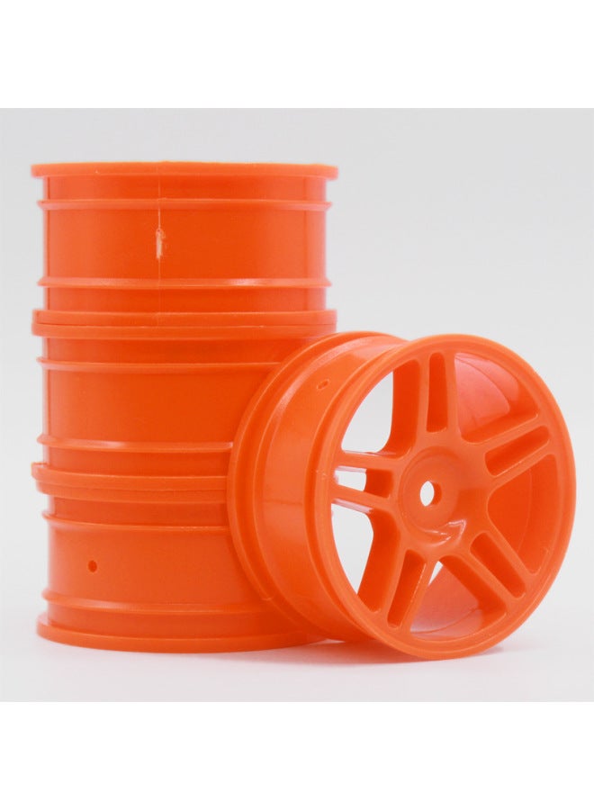 1:10 Flat Running Wheel Hub MoDel Car Drift Wheel Frame Oil AnD Electricity Rv Drift Racing Competition HSP Sakura D3D4-Color:Red  - Image 1
