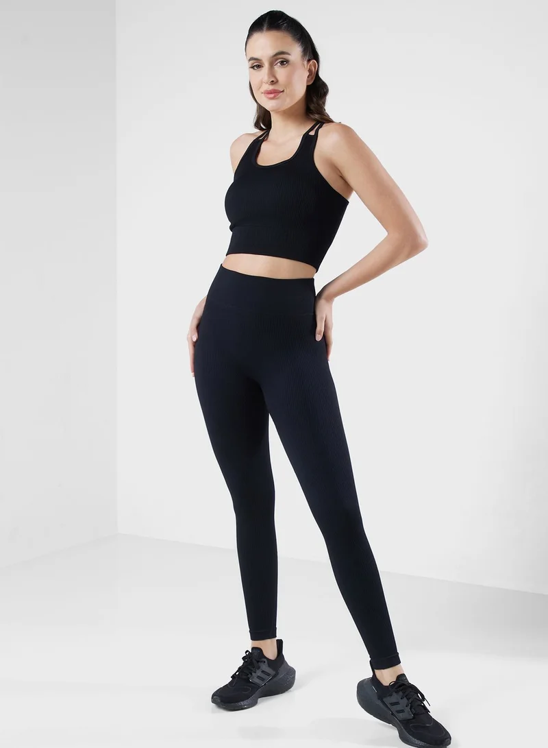 كون.يوغا High Waist Contour Seamless Leggings