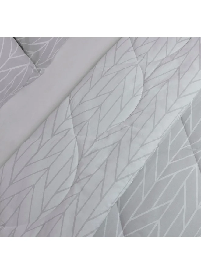 Home Box Malta 3-Pieces Centrum Printed Cotton Super King Comforter Set 240 x 240 cm