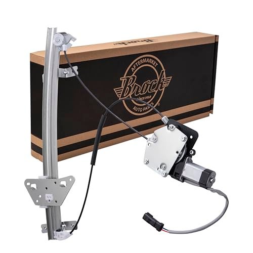 Brock Replacement Passenger Front Power Window Regulator with Motor Assembly Compatible with 2000-2004 Dakota Quad Cab Pickup Truck 1998-2003 Durango - Image 1